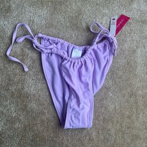 NWT Xhiliaration High Leg Scoop Waist Bikini Bottom